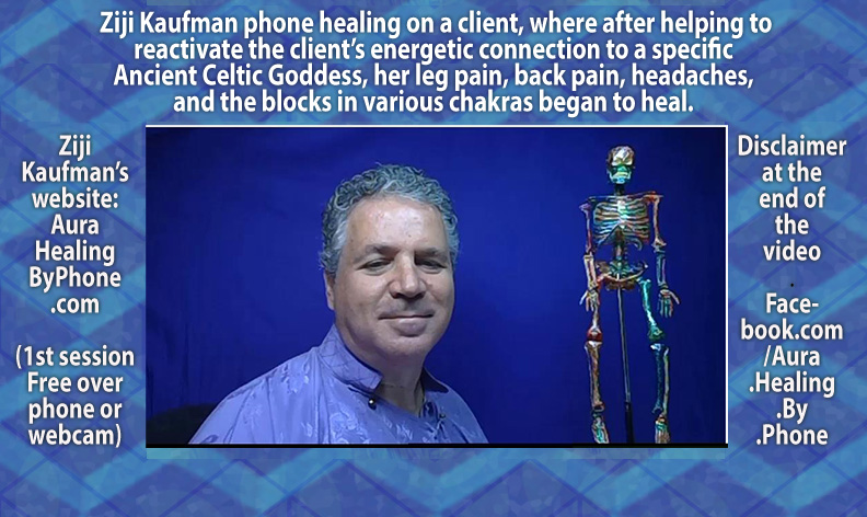 How Ziji Remotely helped in healing of Severe Pain with Celtic Goddess’ help in Distance Aura Healing