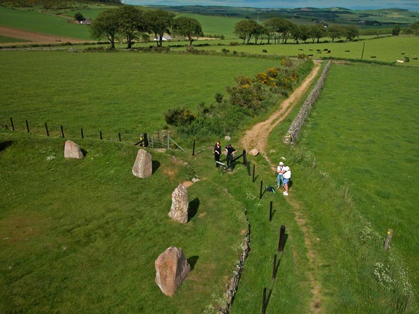 Easter Aquhorthies Stone Circle Entrance-Copyright By Scott Haefner