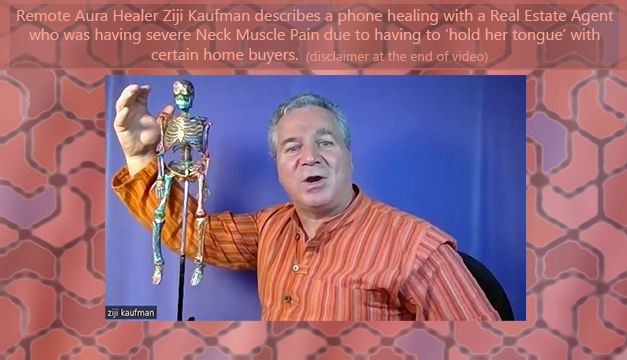 How Ziji has Remotely helped in the healing of Neck Muscle Pain through Distance Aura Healing