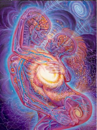 Love is a Cosmic Force by Alex Grey