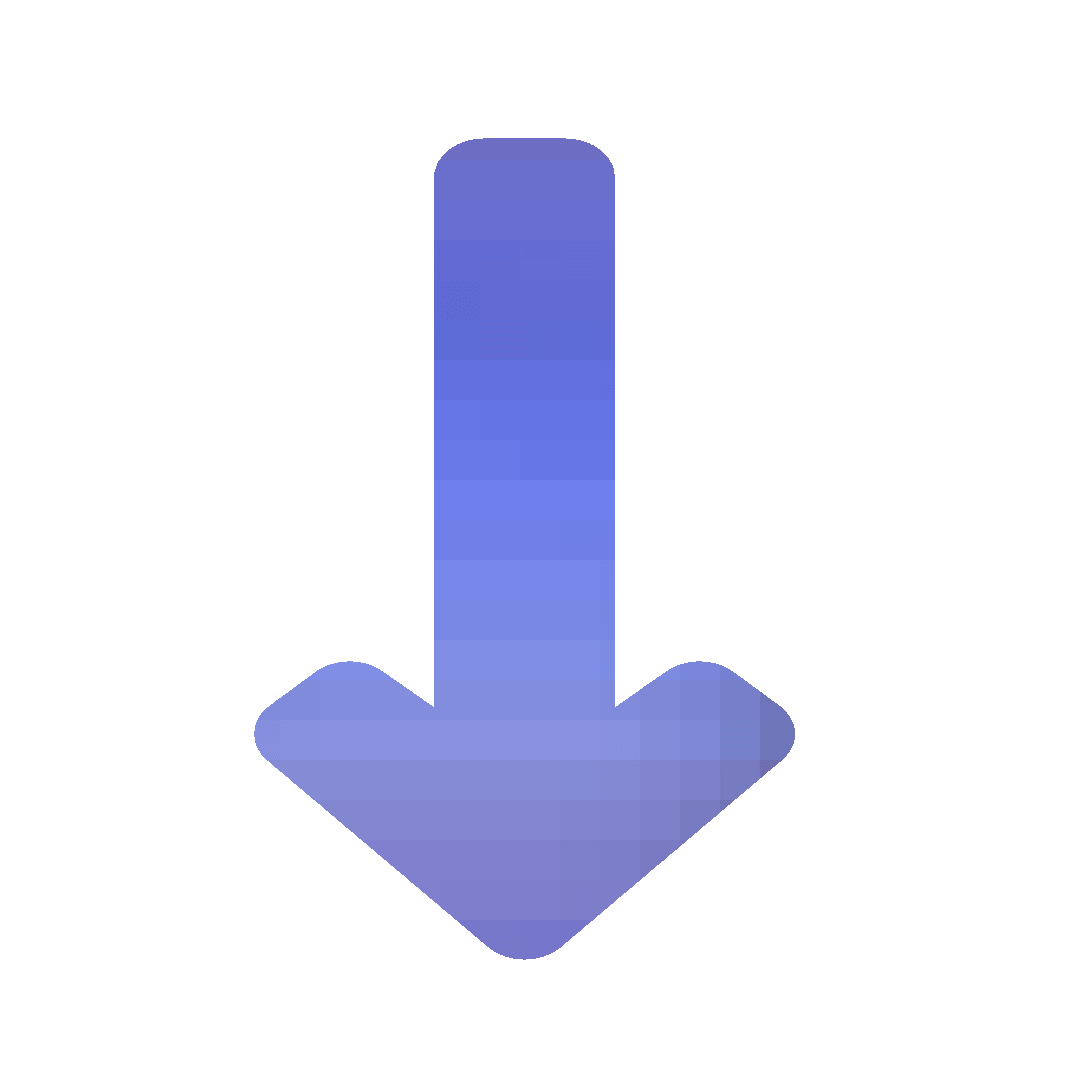 Blue Animated arrow