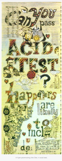 Acid Test Flyer on December 4 1965 in San Jose