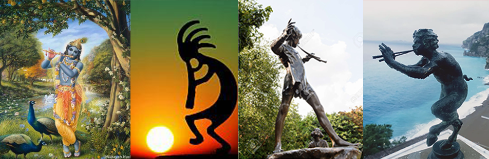 krishna- Kokopelli-Peter Pan-the god Pan