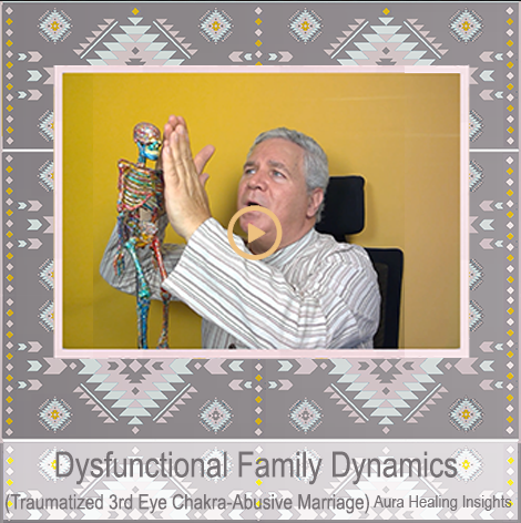 Dysfunctional Family Dynamics - Traumatized 3rd Eye Chakra-Abusive Marriage - Aura Healing Insights